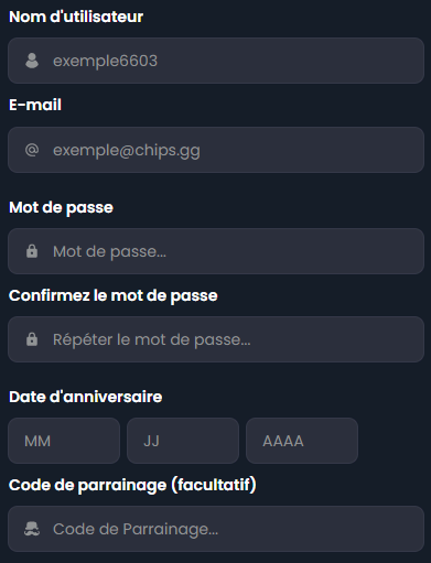 Connexion à Mon Compte sur Chips-Casino Crypto
