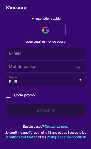 S’inscrire à Slot Rush Casino en Ligne et Gagnez Rapide